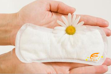 Disposable style winged shape natural cotton comfort sanitary pad for women sanitary napkin for load