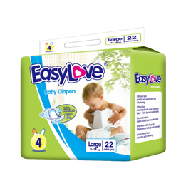 Easy Love Plastic Backed Baby Diapers