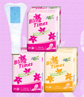 155mm comfortable bling times brand disposable ladies panty liner