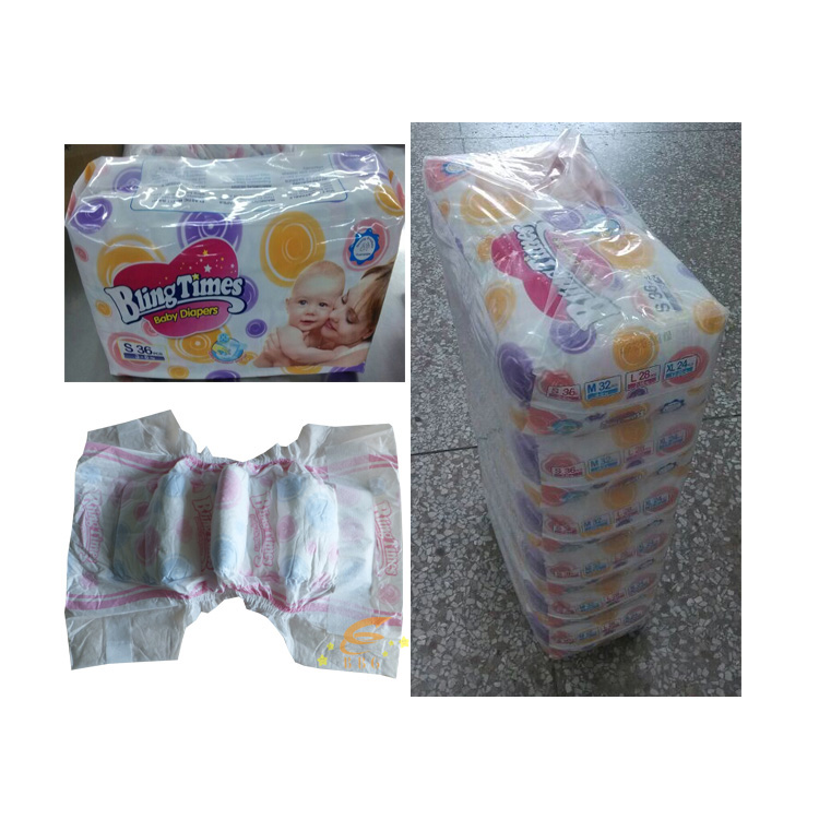 Wholesale stocklots european baby diapers pampers quality  baby diapers in china