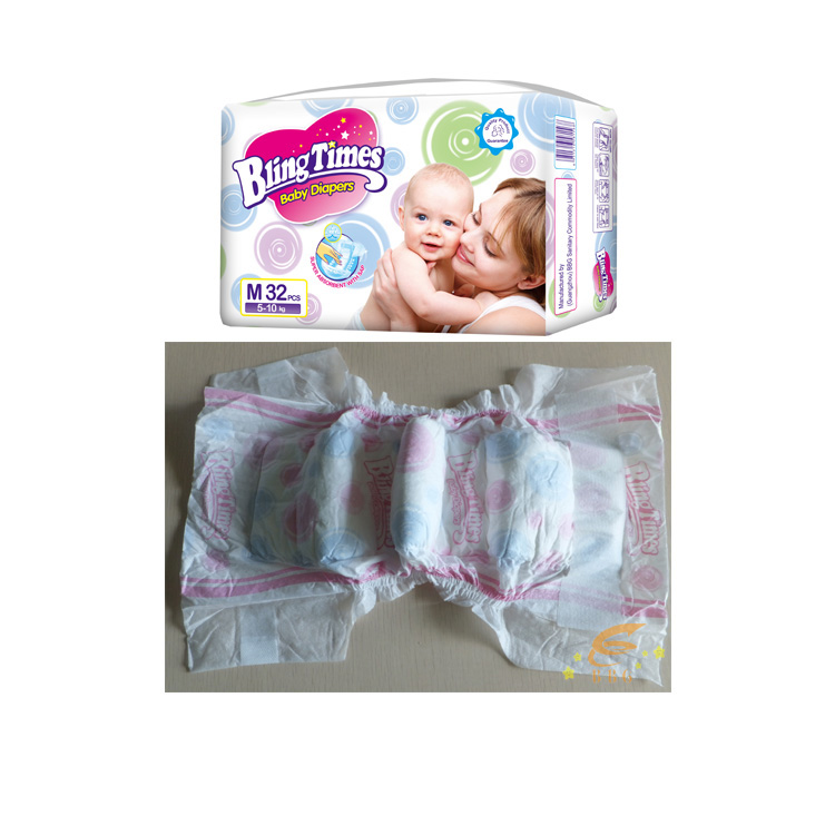 Top quality baby diaper made in China super best price pampers in stocklots