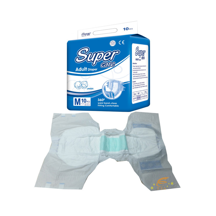 2016 Guangzhou hot sales brand Super Care disposable adult nappy