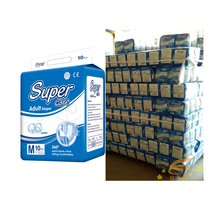 Best price top quality disposable free sample super care adult diapers