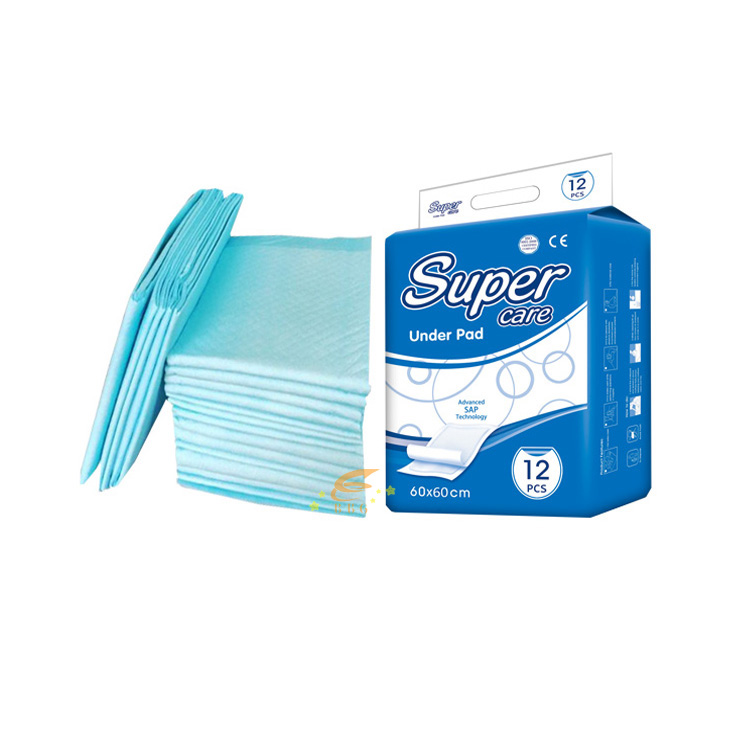 Disposable medical super care nursing pad under 6060 under pads for hospital