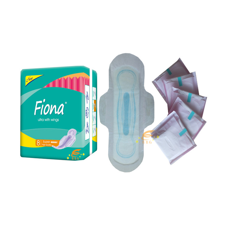 Hot sell Fuijian high absorption soft female sanitary napkin