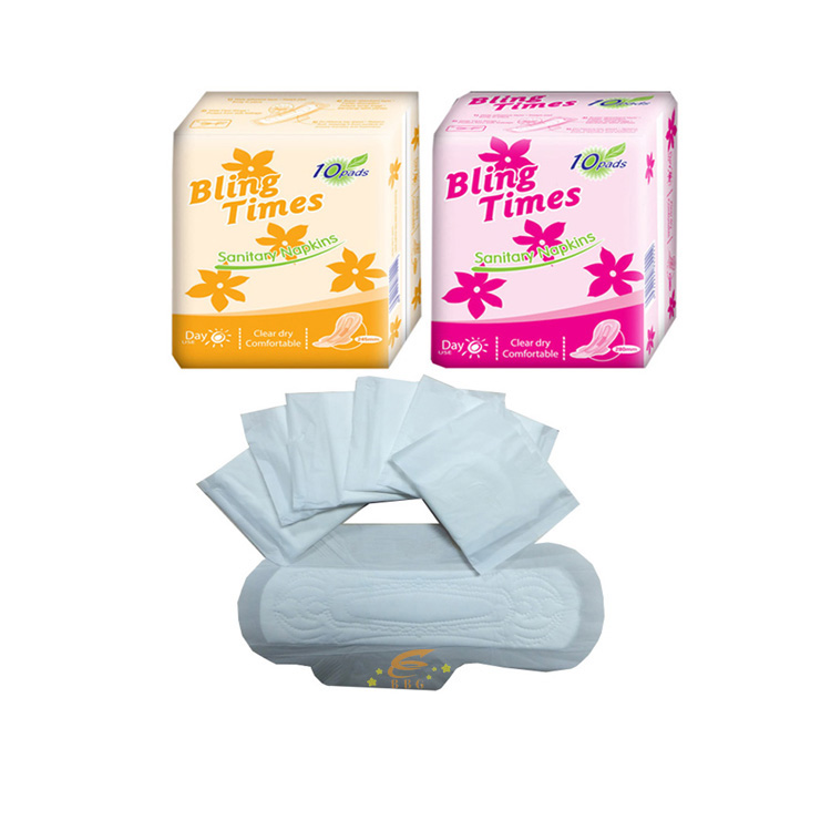 Sex product bling times brand disposable menstrual pads for lady