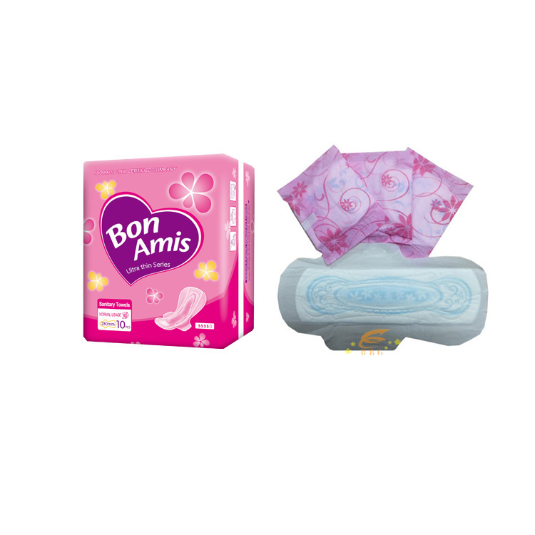 Best cottony sanitary napkin, bonamis sanitany pad with cheap price