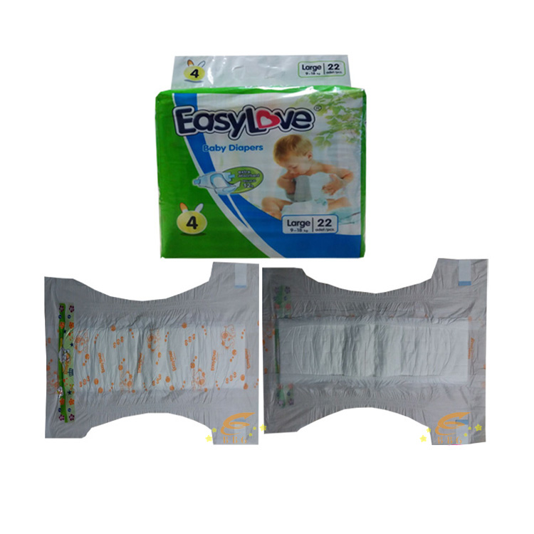 High Absorption Disposable Baby paper diaper In Bulks