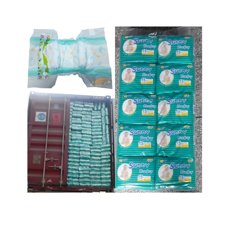 Printed cheap high quality baby diapers manufacturers in China