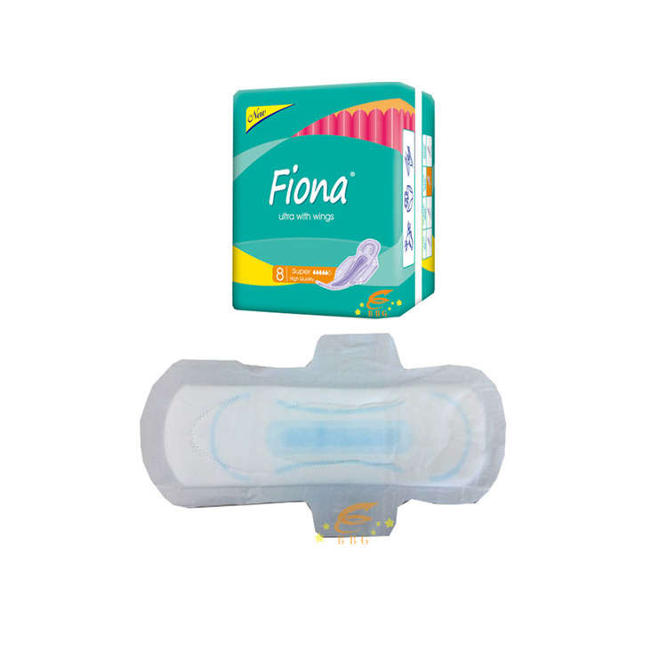 Fiona manufacture free samples sanitary pads disposable sanitary napkin