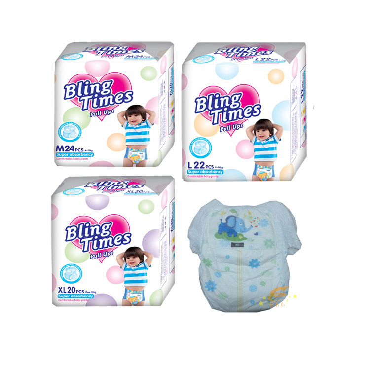 China wholesale new products good quality baby diaper , wholesale disposable diaper pull ups