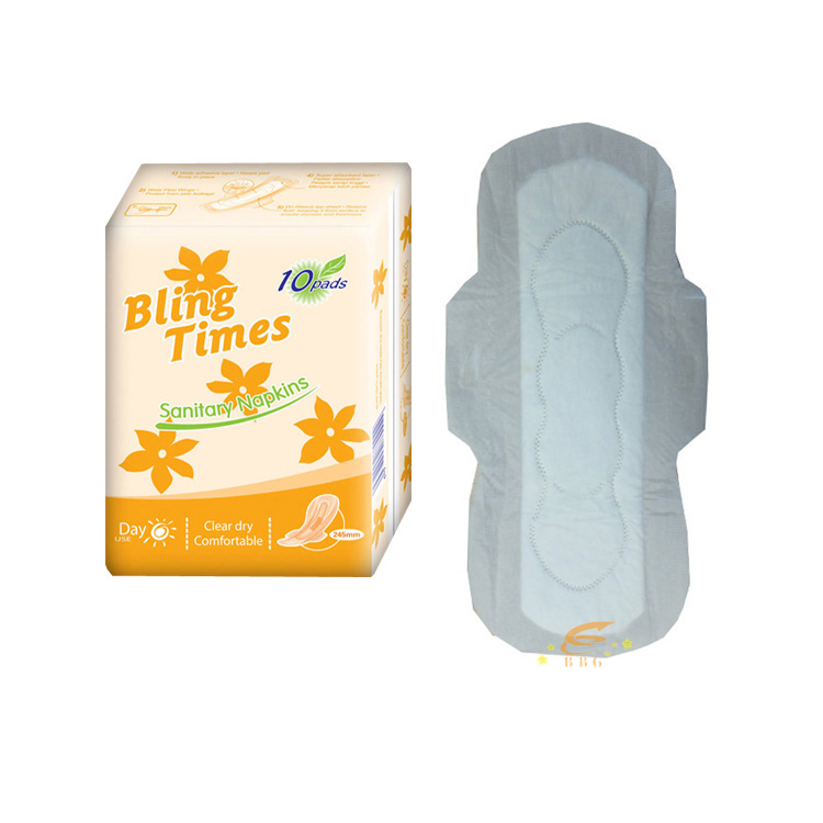 Super day use sanitary pads with free samples for wholesale business