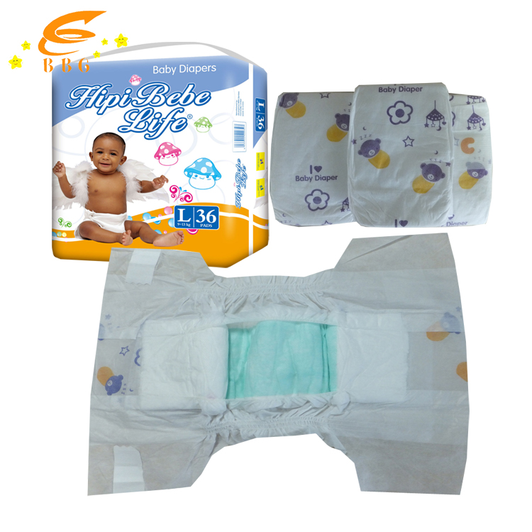 Hipi Bebe life disposable diapers for baby; soft baby diaeprs made in China