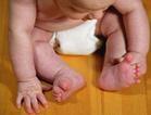 The baby diapers package correctly