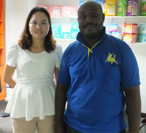 BBG employees and Douglas (Ghana) had a group photo taken