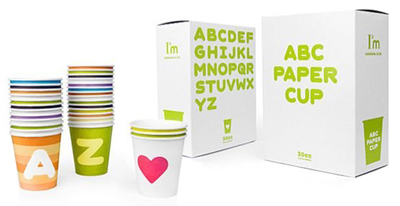 Advertising cups