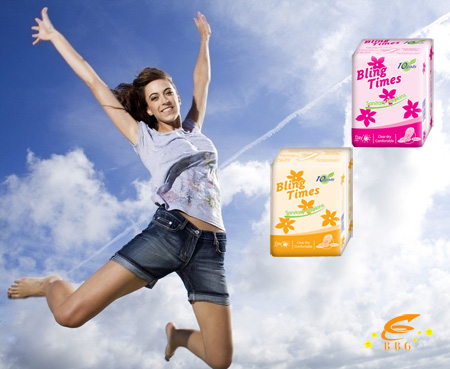 Bling Times disposable sanitary napkin