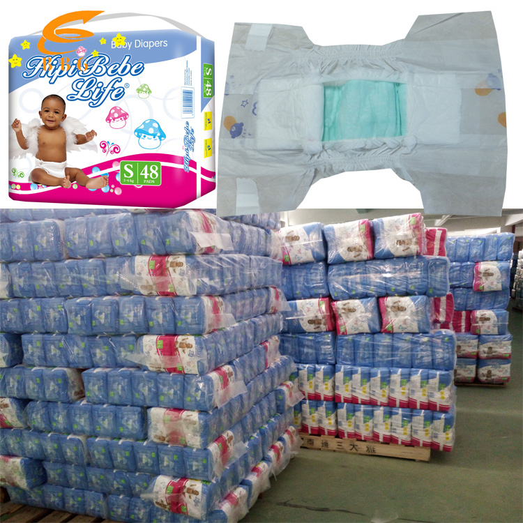 Loading 3*40HQ Newest Soft Baby Diapers